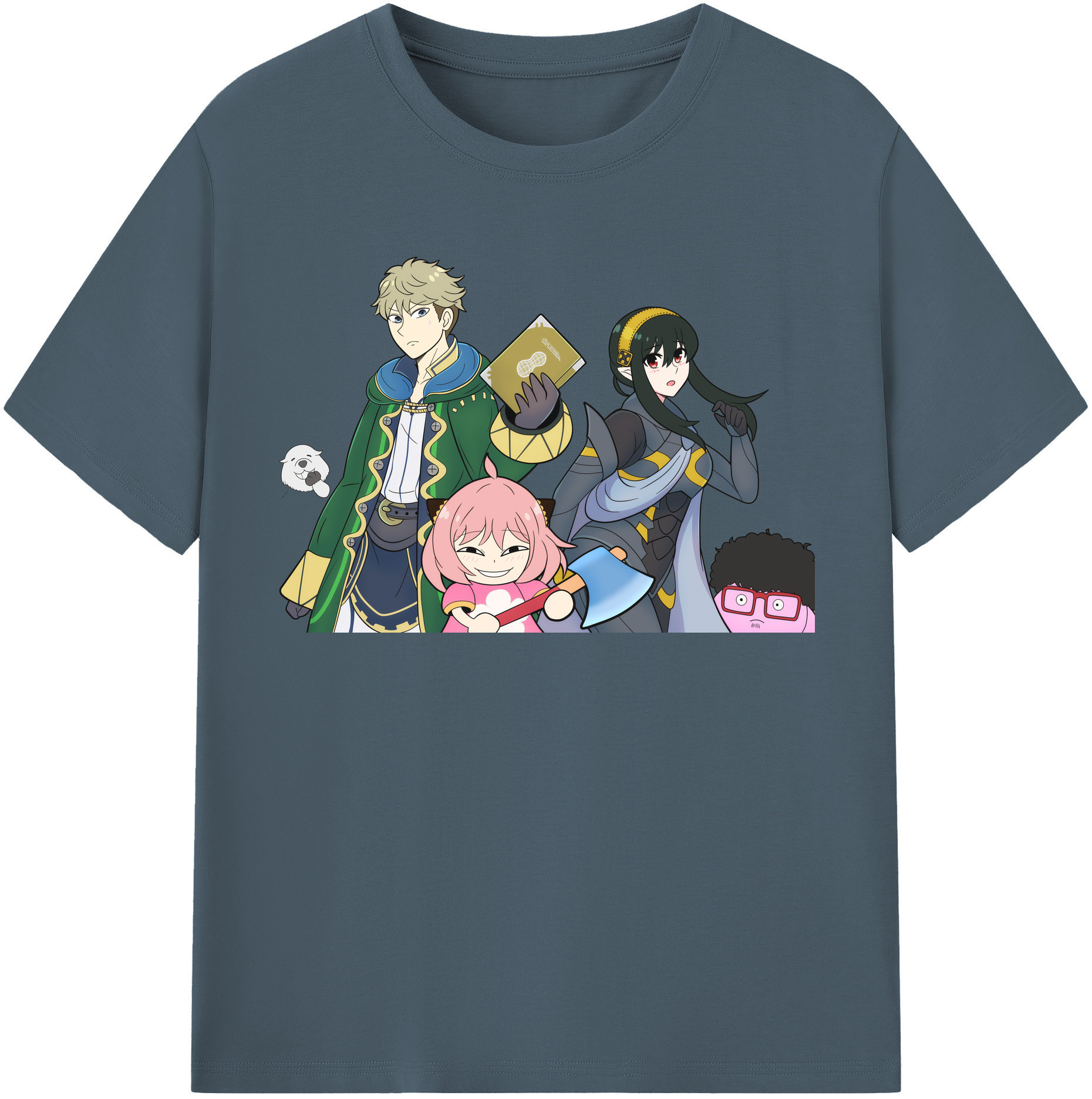 （画像用） SPY×FAMILY间谍家家酒 綿100％半袖Tシャツ（フロントプリント）